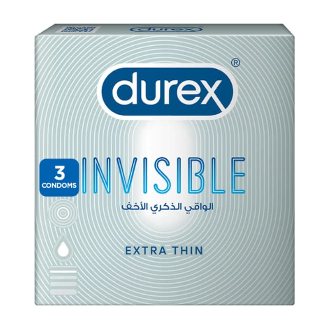Durex Invisible Extra Thin 3pcs