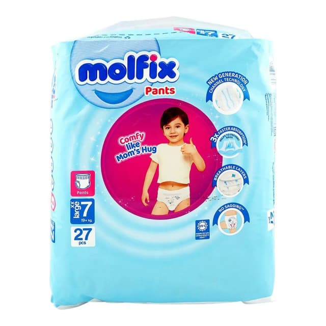Molfix Pants No.7 XX Large 27pcs