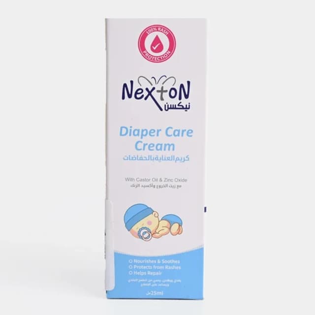 Nexton Diaper Care Cream With Caster Oil And Zinc Oxide 25ml