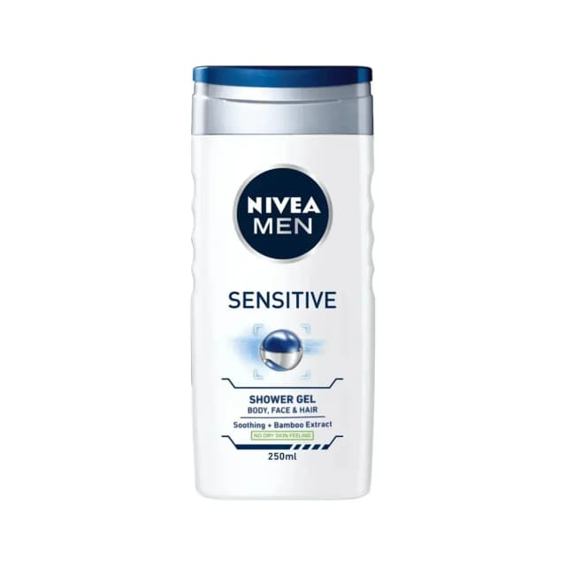 Nivea Men Sensitive 3 In 1 Body Face & Hair Gel 250ml