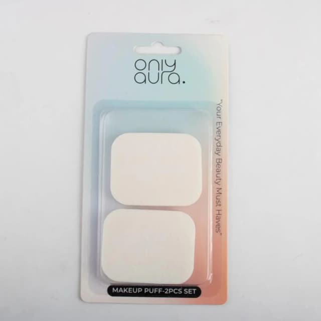 Only Aura Make Up Puff Set Square 2pcs