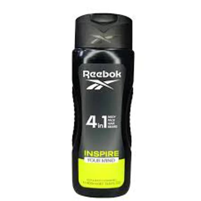 Reebok Inspire Hair Body Shower Gel 4 In 400ml