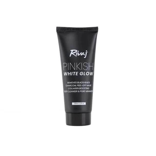 Rivaj Pinkish White Glow Charcoal Peel Off Mask 100ml