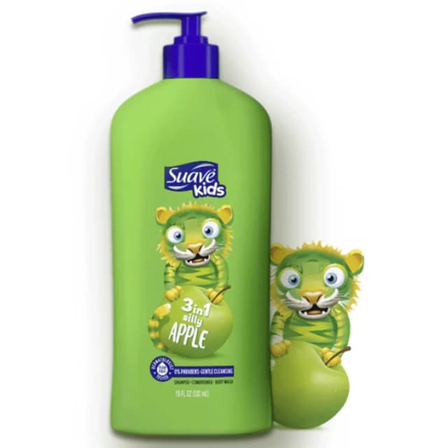 Suave Kids 3 In 1 Silly Apple Shampoo 700ml