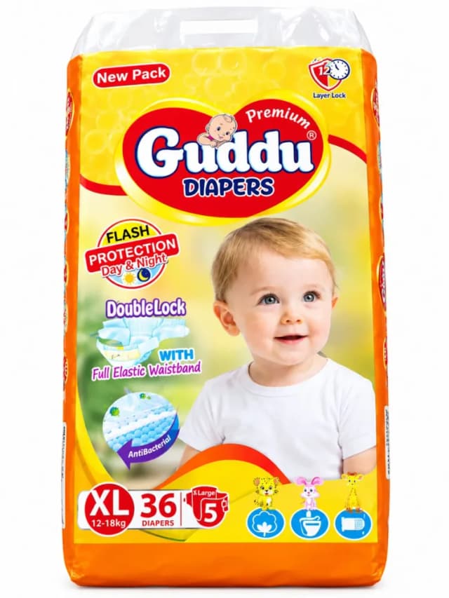 Guddu Premium Diaper XL 36pcs