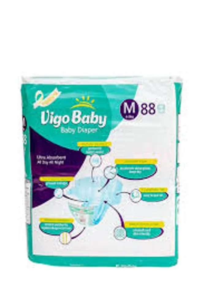 Vigo Baby Baby Diaper Mega Pack Medium 88pcs