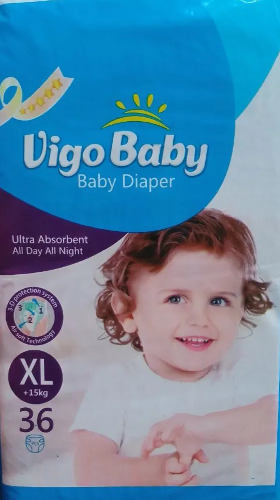 Vigo Baby Baby Diaper Economy Pack XL 36pcs