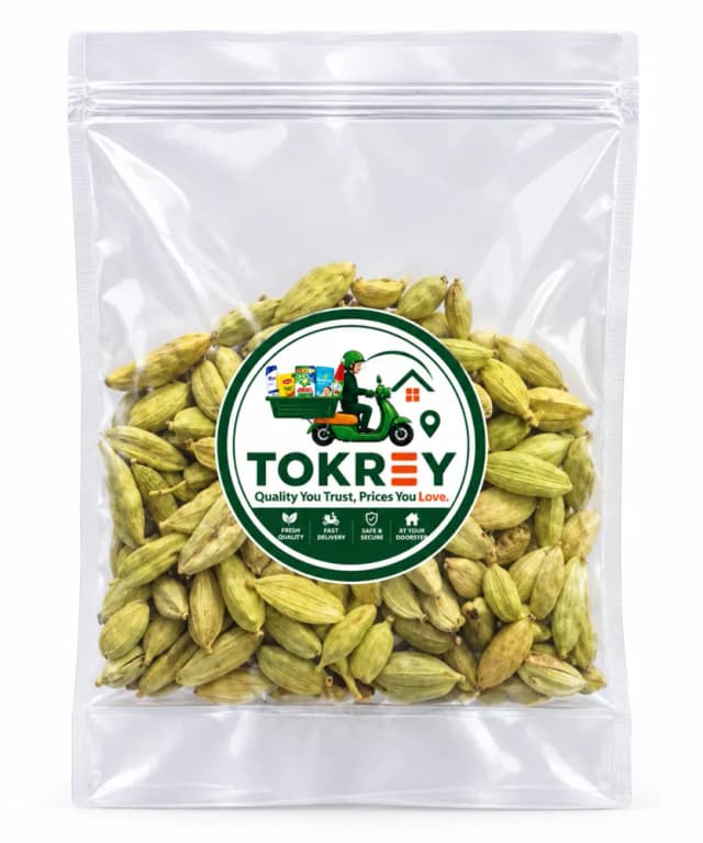 Tokrey Sabaz Elaichi (Green Cardamom)25Gm
